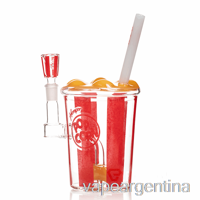 Cáñamo Palomitas De Maíz Xl Bong Rojo Vape Descartable
